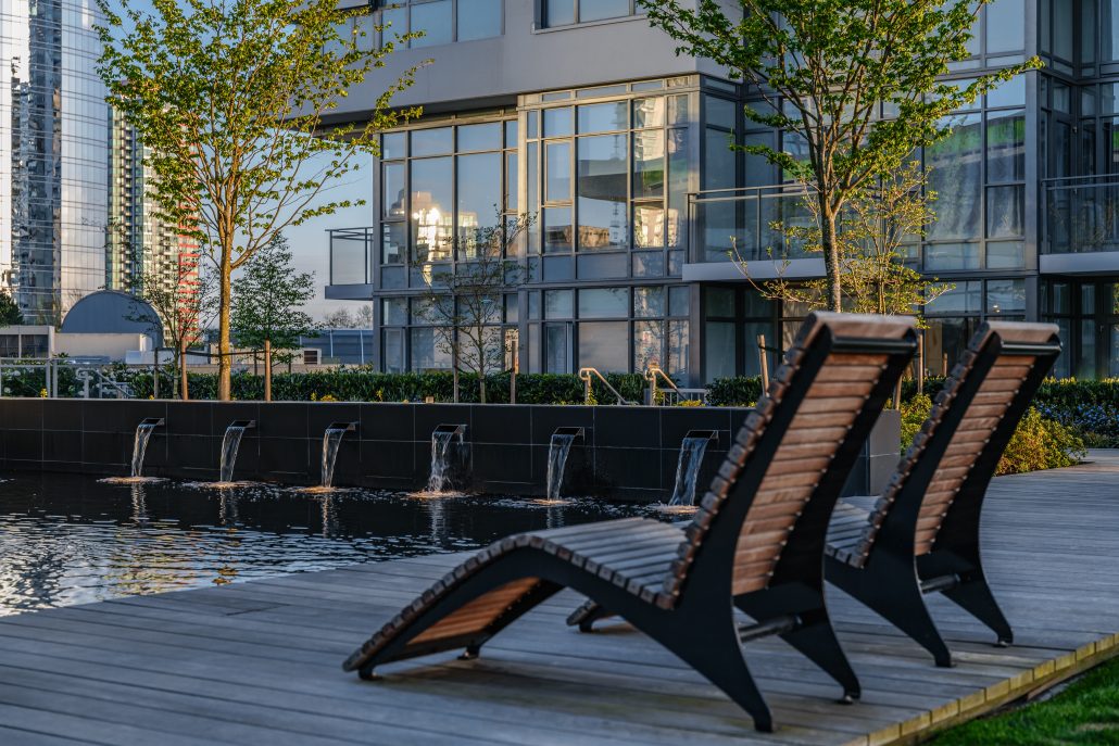 Sylvita Landscaping commercial project at Assembly Way, Burnaby