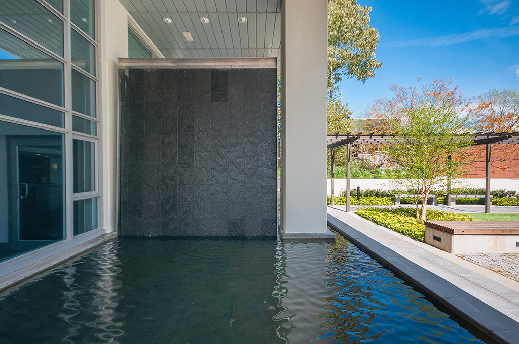 Waterscape installation showcasing Sylvita Landscaping craftsmanship